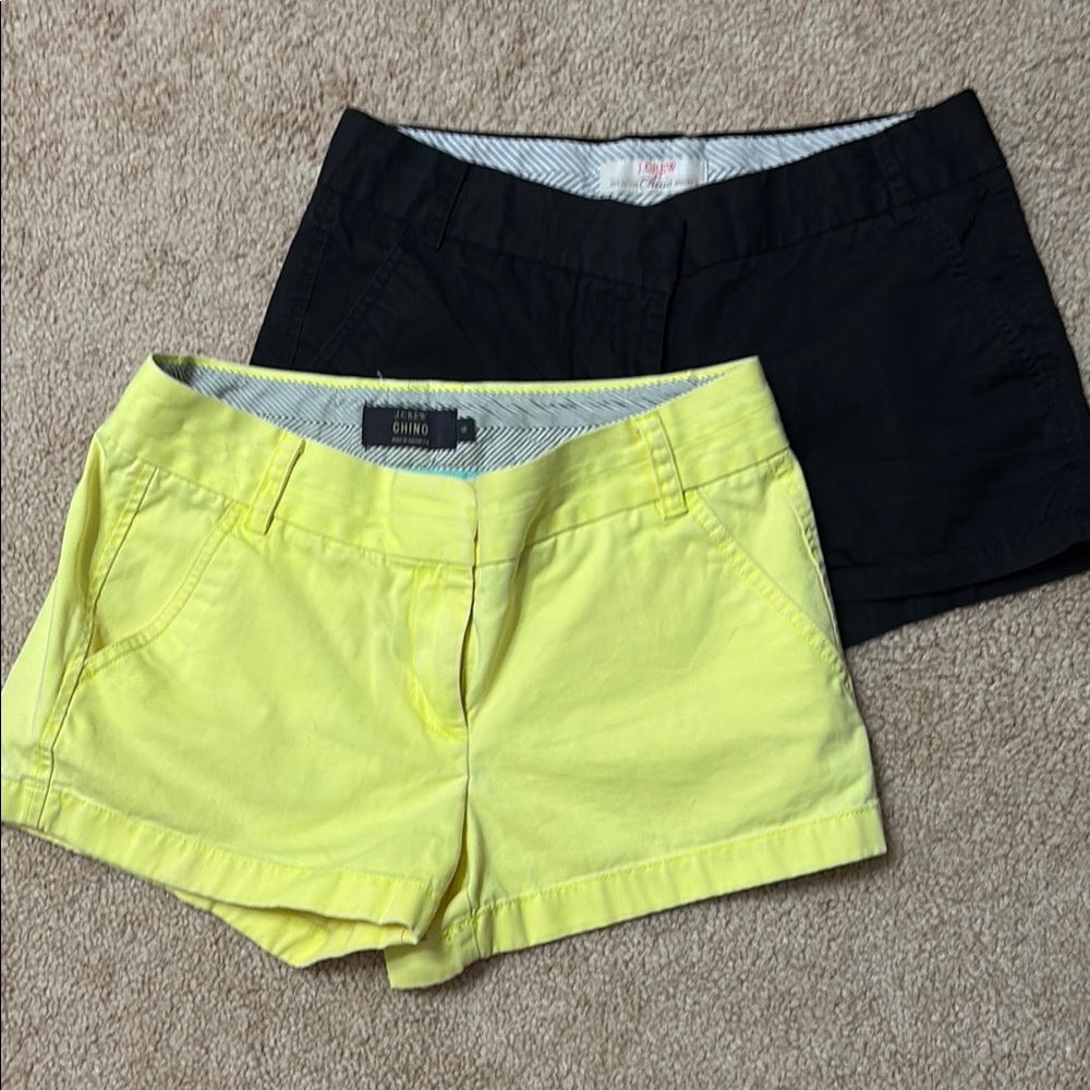 J. Crew Chino Shorts SET - Yellow and Black